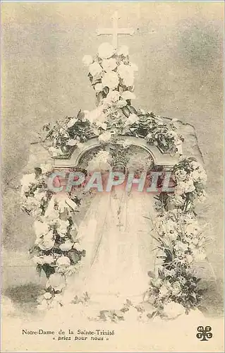 Cartes postales Notre dame de la sainte trinite priez pour nous