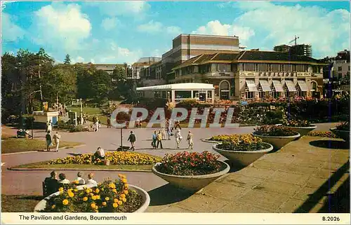 Cartes postales moderne The pavillon and gardens bournemouth