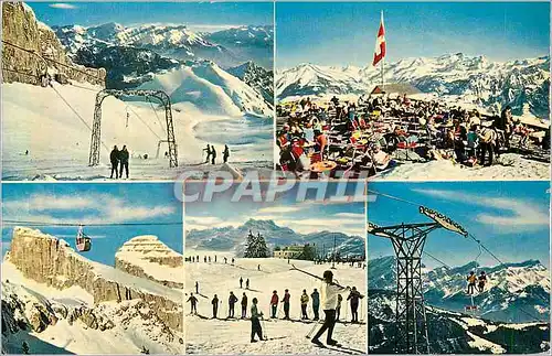 Moderne Karte Leysin berneuse alt 2048 m