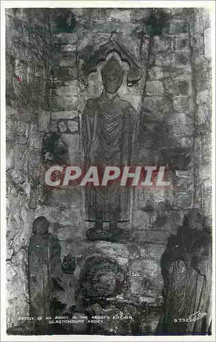 Cartes postales moderne Effigy of an abbot in the abbot s kitchen glastonbury abbey