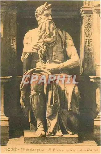 Cartes postales Mose Michelangelo s pietro in vincoli roma