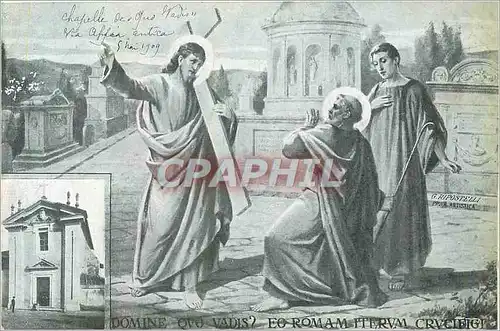 Cartes postales Domine qvo vadis