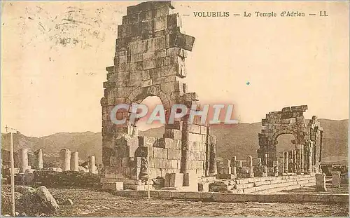 Ansichtskarte AK 4 volubilis le temple d adrien