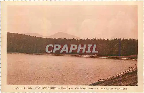 Ansichtskarte AK 1445 l auvergne environs du mont dore le lac de serviere