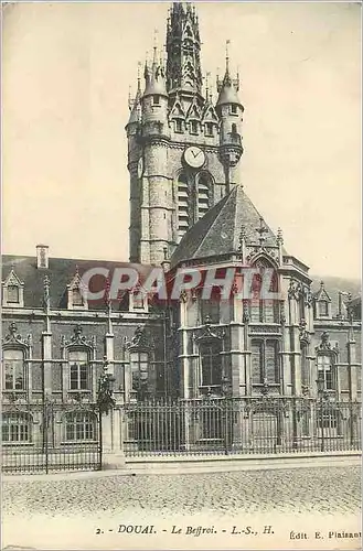 Cartes postales 2 doual le beffroi l s