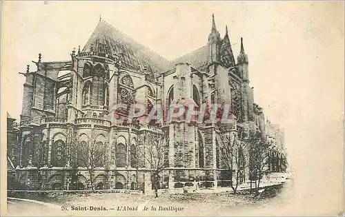 Ansichtskarte AK 26 saint denis l abside de la basilique