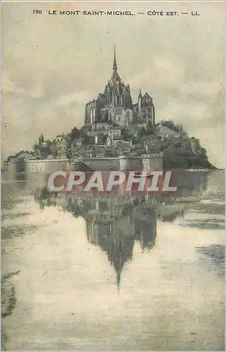 Cartes postales 190 le mont saint michel cote est