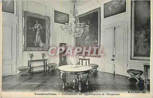 Cartes postales Fontainebleau antichambre des appartements de l'empereur Napoleon 1er