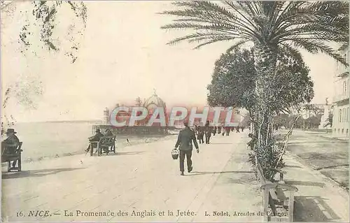 Cartes postales 16 nice la promenade des anglais et la jetee