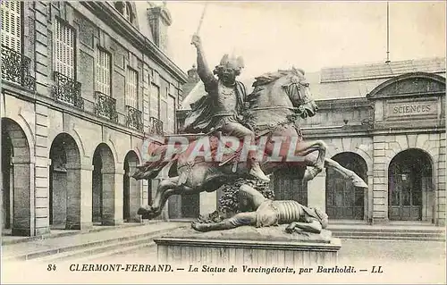 Cartes postales 84 clermont ferrand la statue de vercingetorix par bartholdi
