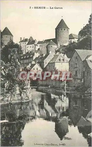 Cartes postales 3 semur le caron