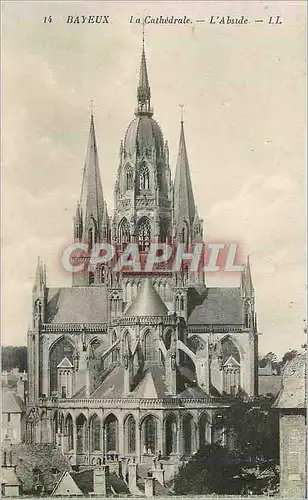 Cartes postales 14 bayeux la cathedrale l abside