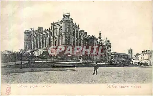 Cartes postales Chateau facade principale st germain en laye