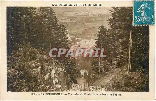 Ansichtskarte AK L auvergne pittoresque 3004 la bourboule vue prise du funiculaire dans les sapins