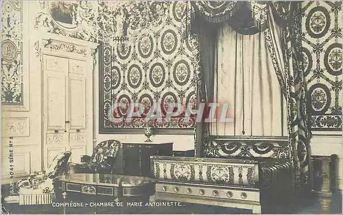 Cartes postales Compiegne chambrede marie antoinette