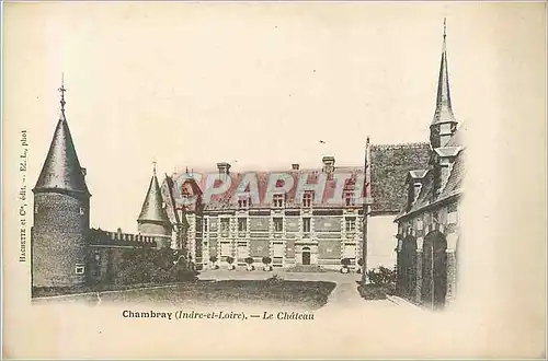 Ansichtskarte AK Chambray (indre et loire) le ch�teau (carte 1900)