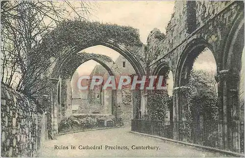 Ansichtskarte AK Ruins in cathedral precinets canterbury