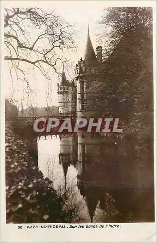 Ansichtskarte AK 30 azay le rideau sur les bords de l indre