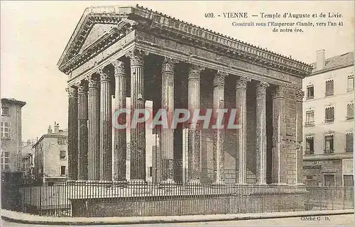 Cartes postales 400 vienne temple d auguste et de livie