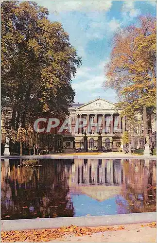 Cartes postales moderne Bruxelles le parc et son mirroir d eau
