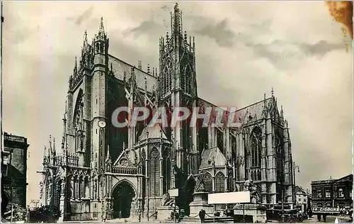 Cartes postales moderne  metz (moselle) la cathedrale facade laterale sud est