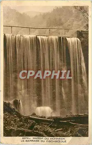 Cartes postales 6379 c massif du hohneck le barrage du fischboedle