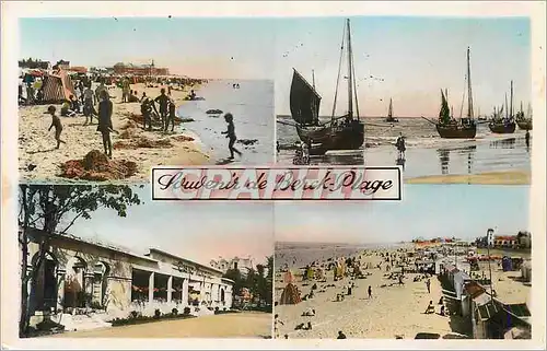 Cartes postales moderne Souvenir de berck plage Bateaux