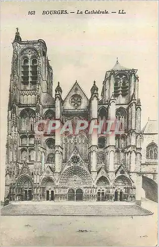 Cartes postales 162 bourges la cathedrale