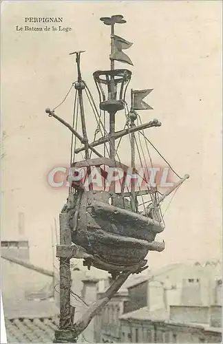 Cartes postales Perpignan le bateau de la loge