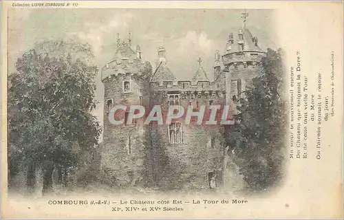 Ansichtskarte AK Combourg (i et v) le chateau cote est la tour du more xi xiv et xv siecle