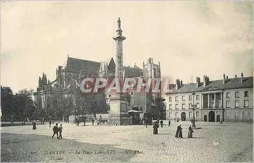 Cartes postales 105 nantes la place louis XVI