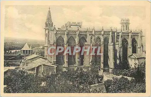 Cartes postales 58 carcarssonne (cite) l eglise saint nazaire partie gothique