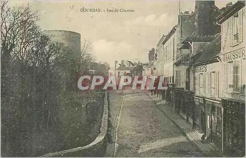 Cartes postales Dourdan rue de chartres