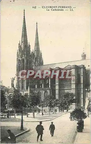Cartes postales 102 clermont ferrand la cathedrale