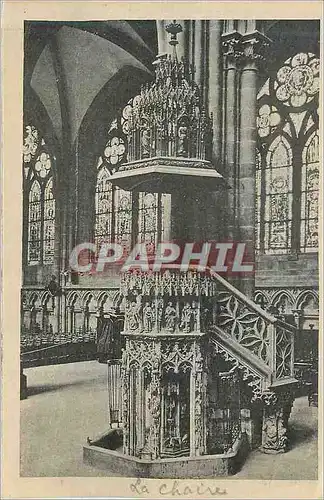 Cartes postales Cathedrale de strasbourg la chaire die kanzel