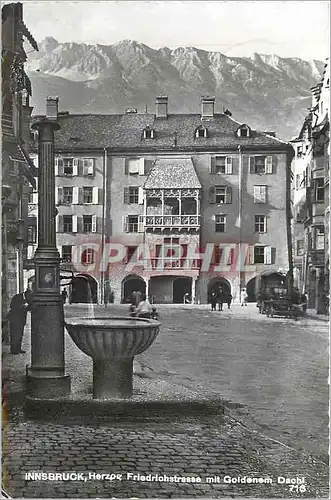 Cartes postales moderne Innsbruck herzoz friedrichstrasse mit goldenem dachi 718