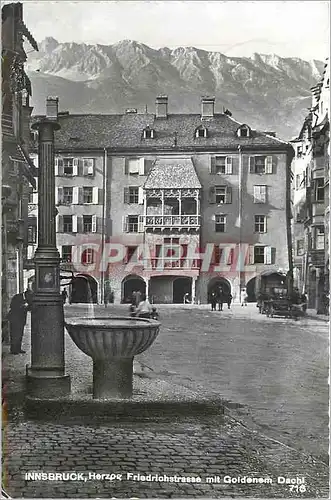 Moderne Karte Innsbruck herzoz friedrichstrasse mit goldenem dachi 718