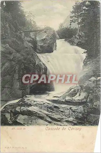 Cartes postales Alt 1235 m cascade de cerisey