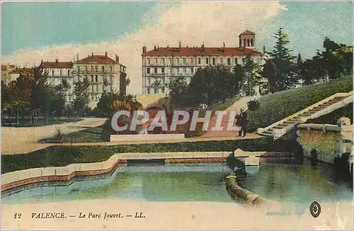 Cartes postales 12 valence le parc jouvet
