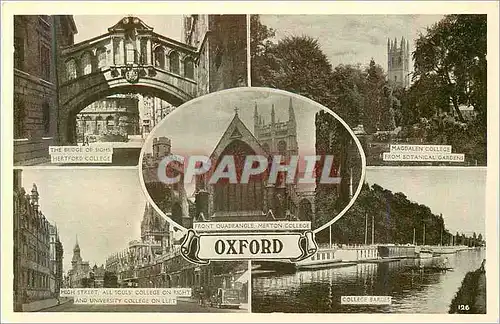 Cartes postales Oxford