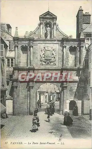 Cartes postales 17 vannes la porte saint vincent