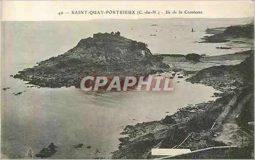 Cartes postales 40 saint quay portrieux (c du n) ile de la comtesse