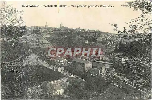 Ansichtskarte AK 83 avallon vallee du cousin vue generale prise des chatelaines