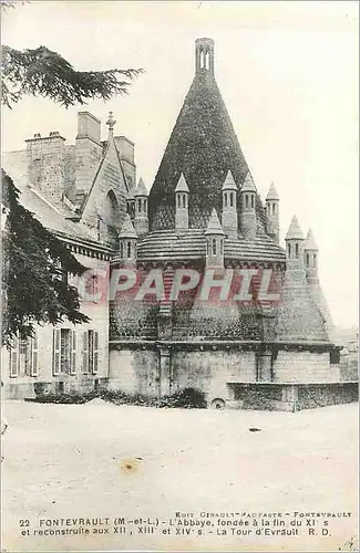 Ansichtskarte AK 22 fontevrault (m et l) l abbaye fondee a la fin du xi s