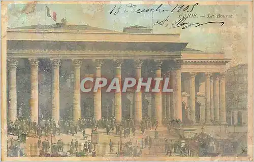 Cartes postales Paris la bourse