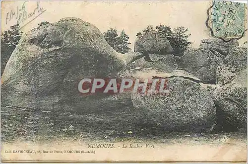 Cartes postales Nemours le rocher vert