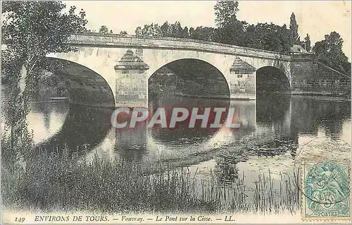 Ansichtskarte AK 149 environs de tours vouvray le pont sur la cisse