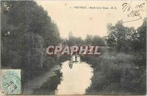 Cartes postales Vouvray bords de la cisse