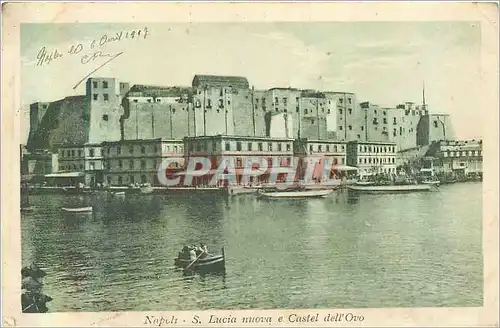 Cartes postales Napoli s lucia nuova e castel dell ovo
