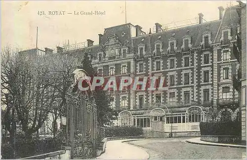 Cartes postales 423 royat le grand hotel